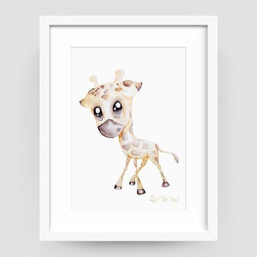 George the Giraffe - 50 x 70cm